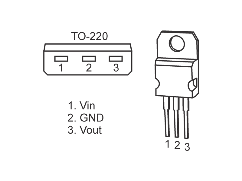LM7809 Positive Voltage Regulator - Image 2
